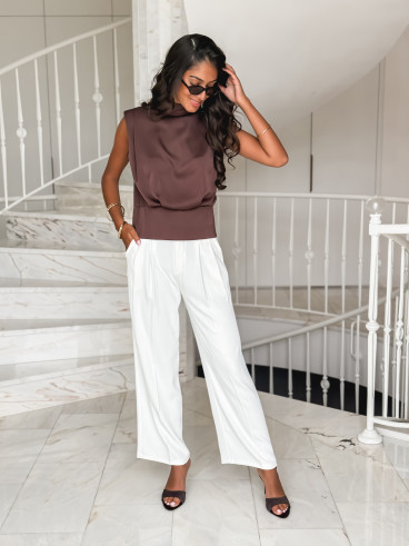 Blouse Nour - Chocolat Blouse Nour - Chocolat
