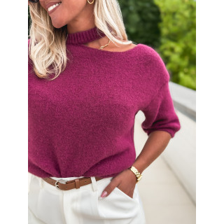 Pull à manches courtes Milla - Bordeaux