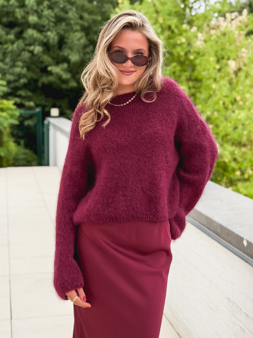 Pull Emeline - Bordeaux