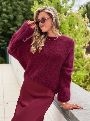 Pull Emeline - Bordeaux