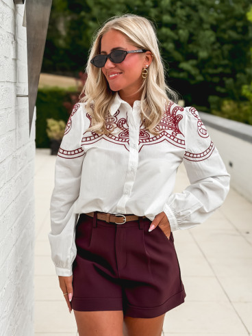 Short Viktoria - Bordeaux Short Viktoria - Bordeaux