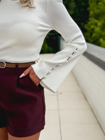 Pull Zoléa - Blanc Pull Zoléa - Blanc