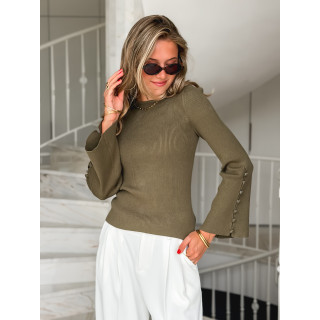 Pull Zoléa - Kaki