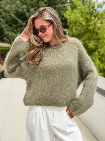 Pull Emeline - Kaki Pull Emeline - Kaki