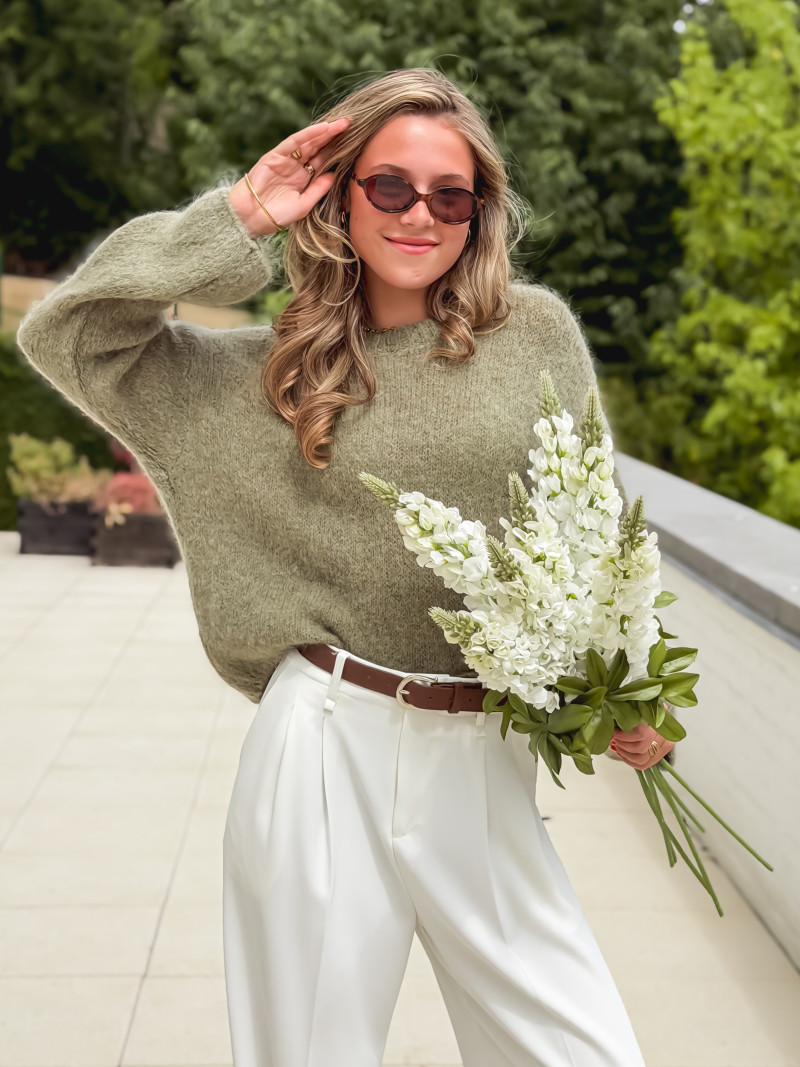 Pull Emeline - Kaki Pull Emeline - Kaki