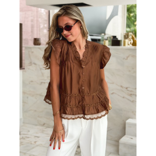 Blouse Hazal - Camel