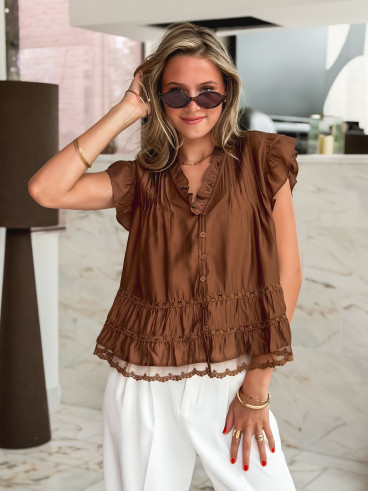 Blouse Hazal - Camel