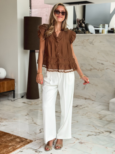 Blouse Hazal - Camel