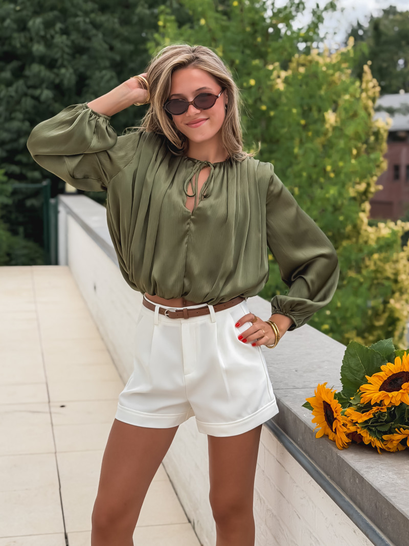 Blouse Mandy - Kaki Blouse Mandy - Kaki