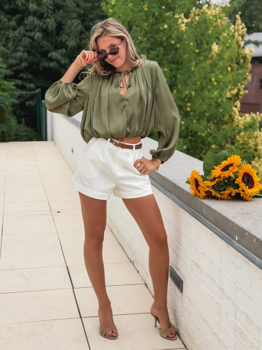 Blouse Mandy - Kaki Blouse Mandy - Kaki
