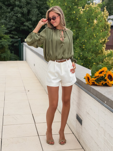 Blouse Mandy - Kaki Blouse Mandy - Kaki