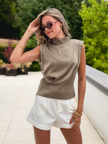 Blouse Nour - Kaki