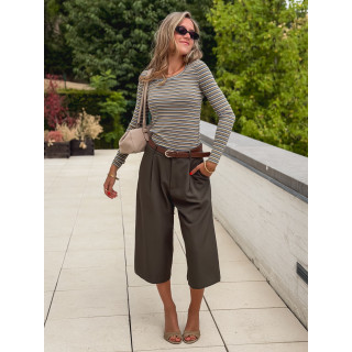 Blouse lignée Zumi - Vert