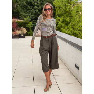 Blouse lignée Zumi - Vert