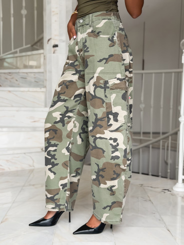 Cargo militaire Zaïna - Kaki Cargo militaire Zaïna - Kaki