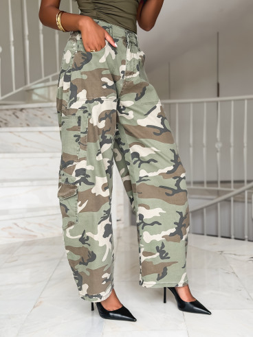 Cargo militaire Zaïna - Kaki Cargo militaire Zaïna - Kaki