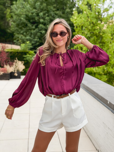 Blouse Mandy - Bordeaux
