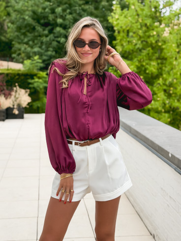 Blouse Mandy - Bordeaux Blouse Mandy - Bordeaux