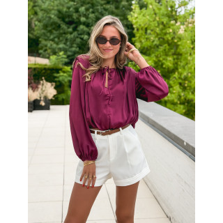Blouse Mandy - Bordeaux