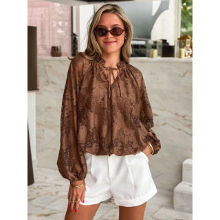 Blouse Liane - Chocolat
