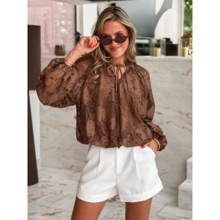 Blouse Liane - Chocolat