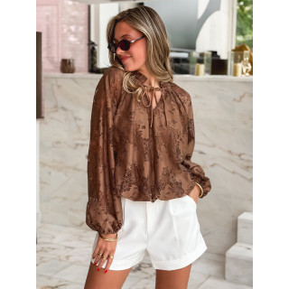 Blouse Liane - Chocolat