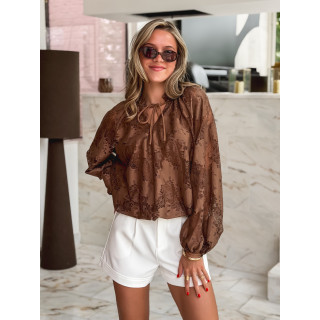 Blouse Liane - Chocolat