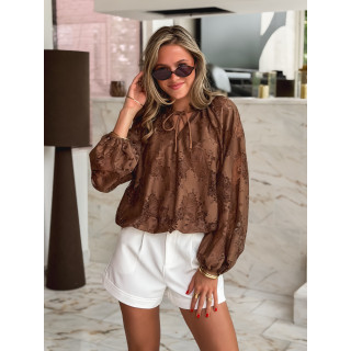 Blouse Liane - Chocolat