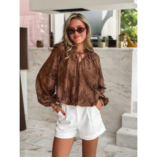 Blouse Liane - Chocolat