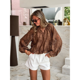 Blouse Liane - Chocolat
