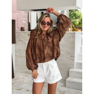 Blouse Liane - Chocolat