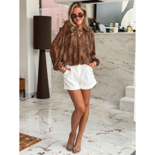 Blouse Liane - Chocolat