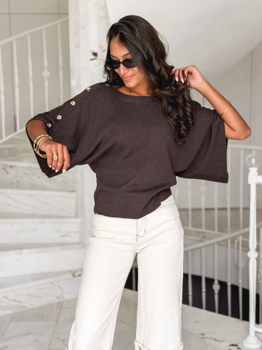 Pull Uranie - Chocolat