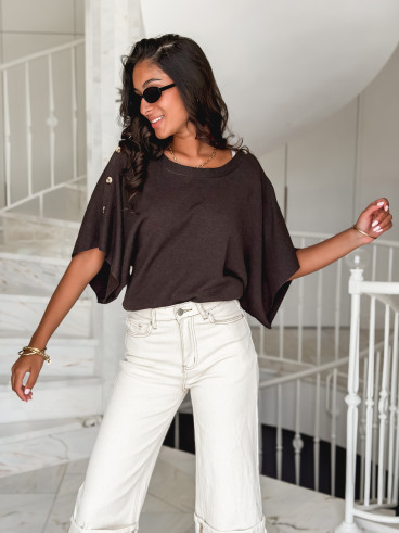 Pull Uranie - Chocolat