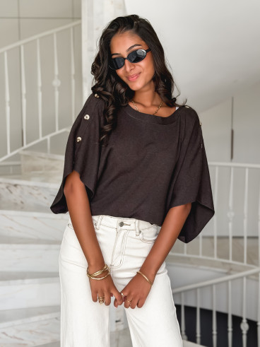 Pull Uranie - Chocolat
