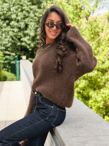 Pull Emeline - Chocolat