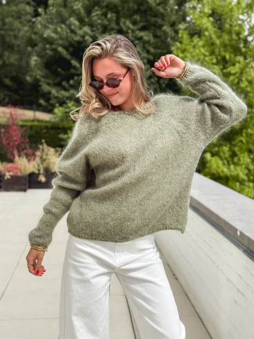 Pull Livéa - Kaki Pull Livéa - Kaki