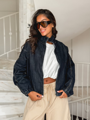Veste en jeans Jody - Bleu foncé Veste en jeans Jody - Bleu foncé