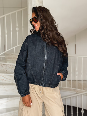 Veste en jeans Jody - Bleu foncé Veste en jeans Jody - Bleu foncé