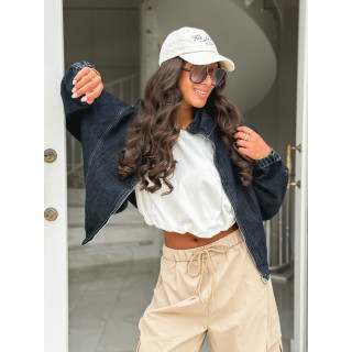 Veste en jeans Jody - Bleu foncé