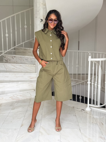 Chemise sans manches Ninia - Kaki