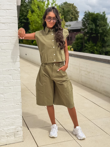 Chemise sans manches Ninia - Kaki
