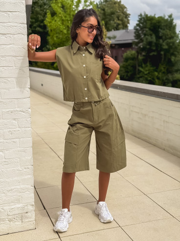 Chemise sans manches Ninia - Kaki