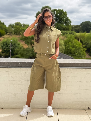 Chemise sans manches Ninia - Kaki