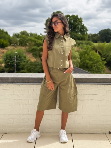 Chemise sans manches Ninia - Kaki