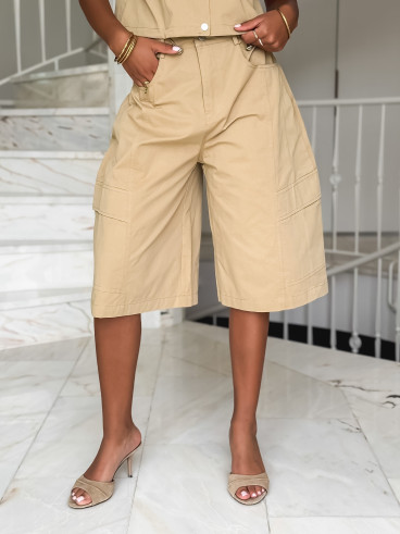 Bermuda Ninia - Beige sable Bermuda Ninia - Beige sable