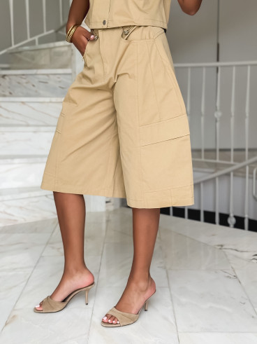 Bermuda Ninia - Beige sable Bermuda Ninia - Beige sable