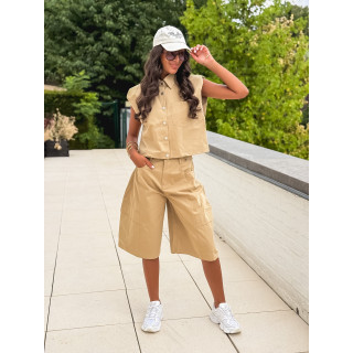 Chemise sans manches Ninia - Beige sable