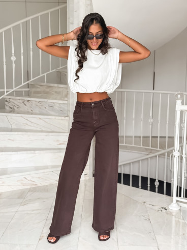 Jeans Fiorenza - Chocolat Jeans Fiorenza - Chocolat