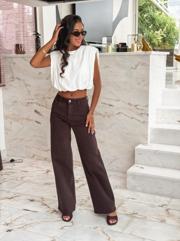 Jeans Fiorenza - Chocolat Jeans Fiorenza - Chocolat